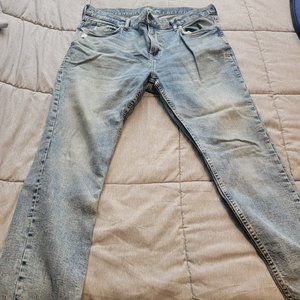 Old Navy Distressed Jeans, 38x30, Slim Fit